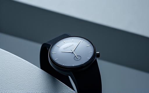 モダンなデザインのビスポークコレクション腕時計、幾何学的な背景