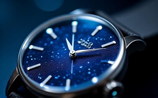 星空のような文字盤が特徴の限定版腕時計