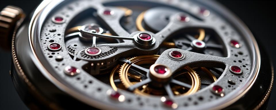 精巧な時計のムーブメント